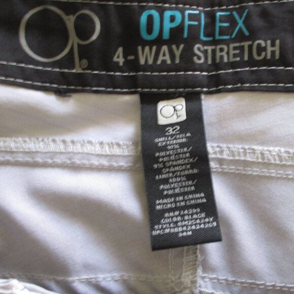 Op Opflex 4-way Stretch Mens Gray Black Swim Board Short NWOT - Size 35W - Picture 5 of 5